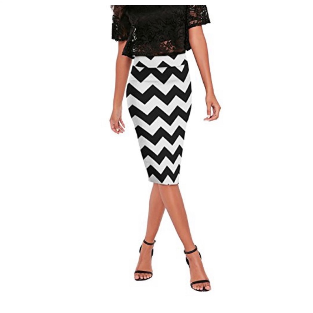 Hybrid & Company Womens Pencil Skirt